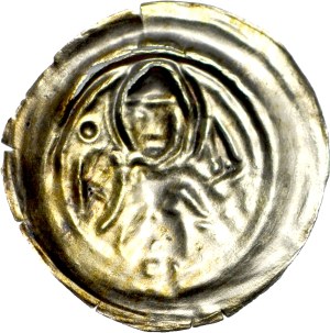 R-, Mazovia or Kuyavia, Odon 1179-1194? Brakteat, St. Maurice with sword, R3