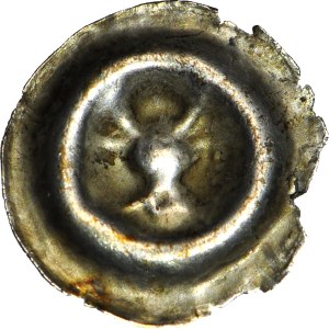 Poland, Brakteat 13th/14th century, head of an ox opposite