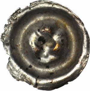 Poland, Brakteat 13th/14th century, head of an ox opposite