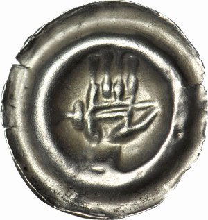 RR-, Gdansk Pomerania?, 2nd half of 13th c. Hand with a sword lying on it