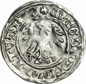 Alexander Jagiellon, Lithuanian half-penny without date, Vilnius, Gothic, minted