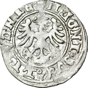 RR-, Alexander Jagiellonian, Half-penny with Gothic-Renaissance inscription