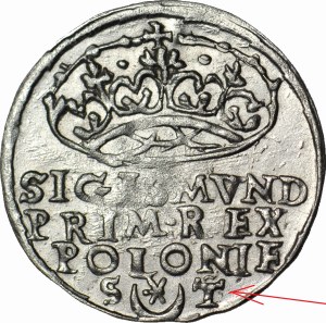 RRR-, Sigismund I the Old, Penny 1546 SS/ST, Cracow, extremely rare - Romanian R*