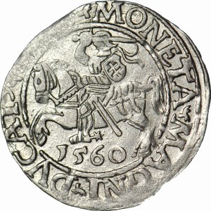 RR-, Sigismund II Augustus, Half-penny 1560, Vilnius, ROZETA, rare