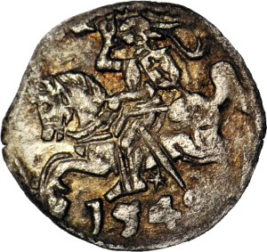 RRR-, Sigismund II Augustus, denarius 1548 Vilnius, R7