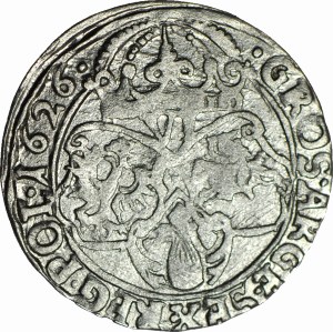 RR-, Sigismund III Vasa, Sixpence 1626, GROSS pierced on SIGIS