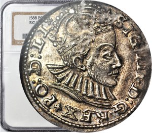 Sigismund III Vasa, Troika 1588, Riga, minted