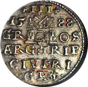 Sigismund III Vasa, Troika 1588, Riga, minted