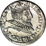 Zygmunt III Waza, Trojak Ryga 1593, menniczy