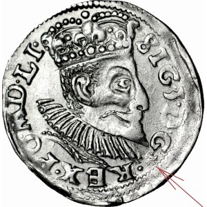 RR-, Zygmunt III Waza, Trojak 1596, Poznań, ROZETA