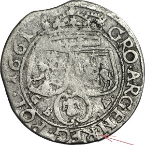 RRR-, John Casimir, Sixth of 1661, Lviv, no SEX, R8