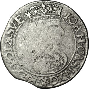 RRR-, John Casimir, Sixth of 1661, Lviv, no SEX, R8