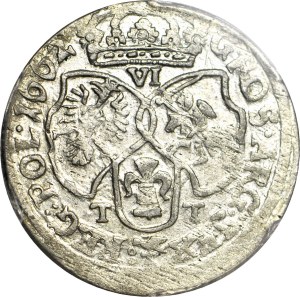 John II Casimir, Sixth of 1662 T-T, Bydgoszcz, uncircumscribed