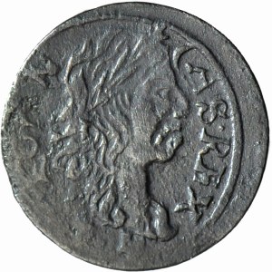 RR-, John II Casimir, Lithuanian Shelly 1666, Malbork DVC, dots in date