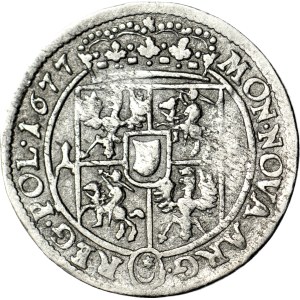 RR-, Jan III Sobieski, Ort 1677, Bydgoszcz, bez liter R6