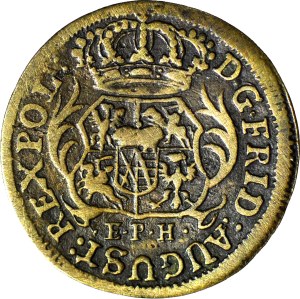 RRR-, August II the Strong, 1/12 thaler 1705, Φ 23mm as 1/24 thaler ! period forgery