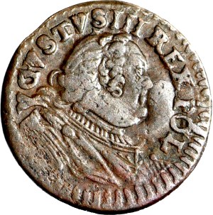 Augustus III Saxon, 1753 Shelter with the letter A