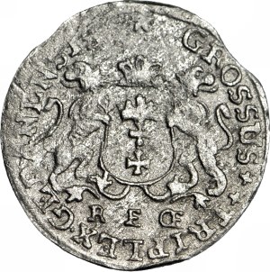 R-, August III Sas, Trojak 1760, Gdańsk