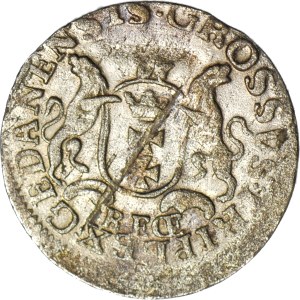 R-, August III Sas, Trojak 1763, Gdańsk