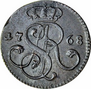 Stanislaw A. Poniatowski, 1768 penny, minted