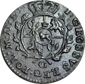 Stanislaw A. Poniatowski, 1768 penny, minted