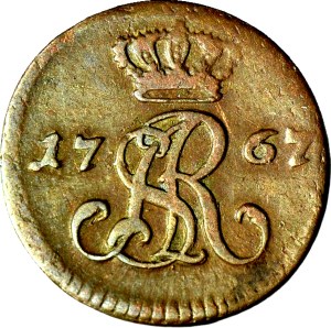 Stanislaw A. Poniatowski, Half-penny 1767 G, Cracow