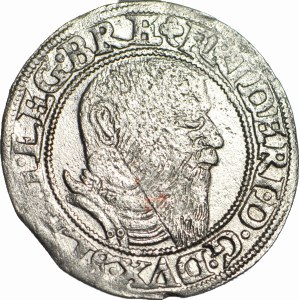 Śląsk, Fryderyk II, Grosz 1546, Brzeg, ostatni rzadki rocznik!