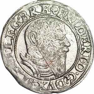 Silesia, Frederick II, Penny 1546, Brzeg, last rare vintage!