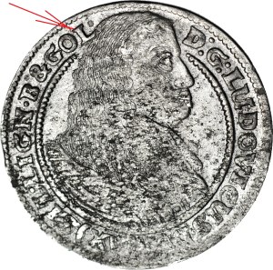RRR-, Silesia, Louis IV of Legnica, 15 krajcars 1662, Brzeg, rare vintage, unlisted hybrid