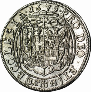 R-, Silesia, Duchy of Nysa, Frederick of Hesse, 15 krajcars 1679, Nysa