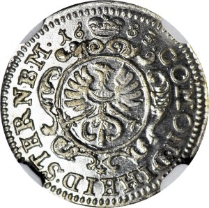 Silesia, Duchy of Olesnica, Krystian Ulrich, 1 krajcar 1683, Olesnica