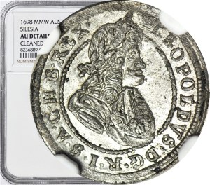 Silesia, Leopold I, 1 krajcar 1699 MM/W, Wrocław, minted