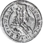 Śląsk, Franciszek Ludwik, 1 krajcar 1700, Nysa, data w otoku, rzadki