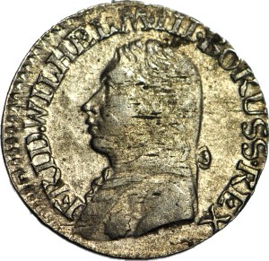 RR-, Silesia, Frederick William III, 3 krajcars 1807 G, Klodzko, rare