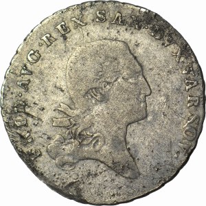 Duchy of Warsaw, 1/6 thaler 1814 IB, rare denomination, inscription away from portrait