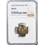 Księstwo Warszawskie, 10 groszy 1812, piękne