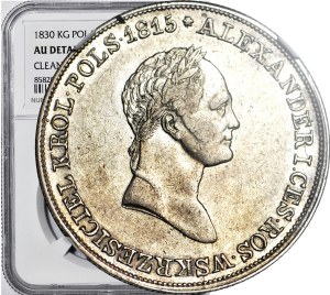 R-, Kingdom of Poland, Alexander I, 5 zloty 1830 KG, rarest, Berez. 15 zl.