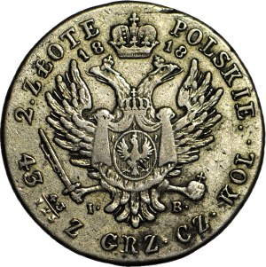 Kingdom of Poland, Alexander I, 2 zloty 1818