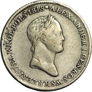 R-, Królestwo Polskie, Aleksander I, 1 złoty 1832, mała głowa