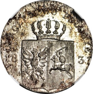 November Uprising, 10 pennies 1831, eagle's paws bent, minted