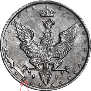 RR-, Kingdom of Poland, 20 fenig 1917 FF, 