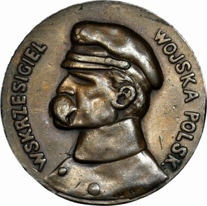 RRR-, Medal 1917, 46mm, Resurrectionist of the Polish Army, In Honor of Commander J. Pilsudski, III BAON 1 P.P., EXTREMELY RARE