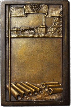 RR-, Poster of 100 years of the Węgierska Górka steelworks 1938 according to J. Raszka