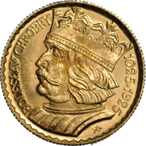 10 złotych 1925, Bolesław Chrobry, mennicze