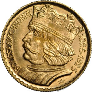10 gold 1925, Boleslaw the Brave, minted