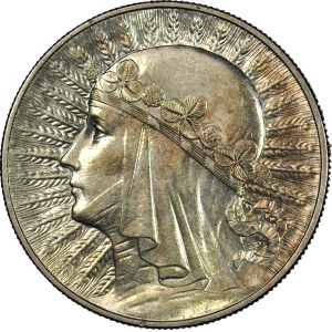 10 złotych 1933, Głowa, Warszawa, mennicza, wspaniała