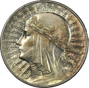 10 gold 1933, Head, Warsaw, mint, magnificent
