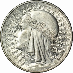 10 gold 1933, Head, perimeter