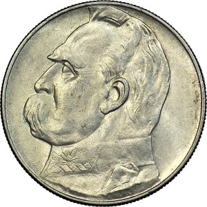 10 gold 1935, Pilsudski, minted