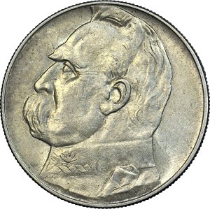 10 gold 1935, Pilsudski, minted